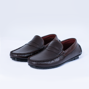 Genuine Leather Loafer For Men ! Chocolate Shattle ! – L004